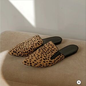 Jenni Kayne Cheetah Pony Hair Mule